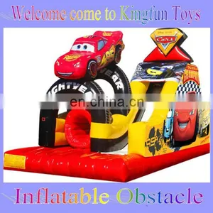 Racing Car Inflatable Obstacle Courses for Amusement thumbnail-1