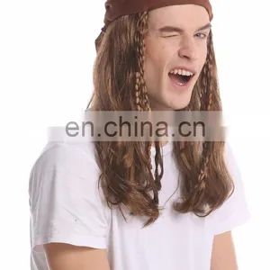 Carnival Pirate Brown Party Wigs MW-009 thumbnail-6