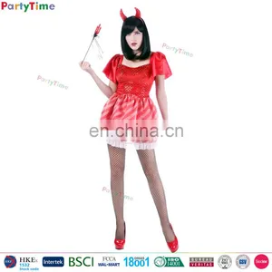 Carnival Party Devil Costume Factory Wholesale Women Halloween Dresses thumbnail-2
