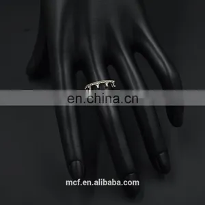 MCR-0040 Fashion Latest Crown Shaped Novel Ring Designs for Girls thumbnail-3