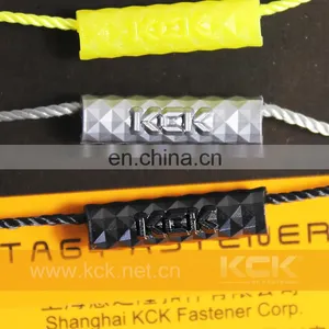 High Quality Plastic Hang Tag Cord , Cylindrical Type Loop Cord for Tag thumbnail-1