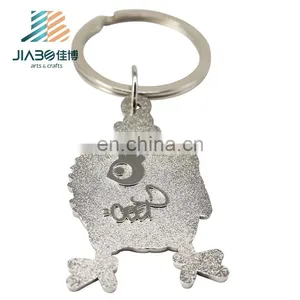 Custom Design Hard Enamel Birds Logos Shape Wholesale Harm Enamel Keychain thumbnail-4