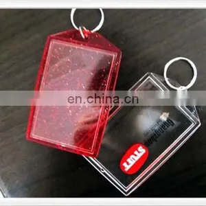 Clothing Shape With Custom Design Card Inserted Blank Acrylic Keychain thumbnail-1
