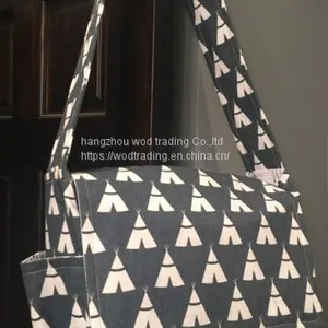 Grey and White Messenger Style Diaper Bag With Good Quality thumbnail-1