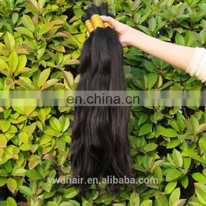14-40inch Human Braiding Hair Bulk Virgin Braid Bulk Hair 1kg Unprocessed With Full Cuticle Unprocessed 8A Brazilian Virgin Hair thumbnail-2