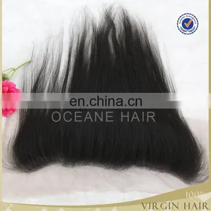 Wholesale Virgin Brazilain Hair Brazilian Lace Front Closure 4x13 120 Density thumbnail-4