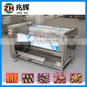 Industrial Multi-function Root Vegetable Date Passion Fruit Lemon Onion Washer Taro Peeler Babby Carrot Ginger Peeling Machine thumbnail-6