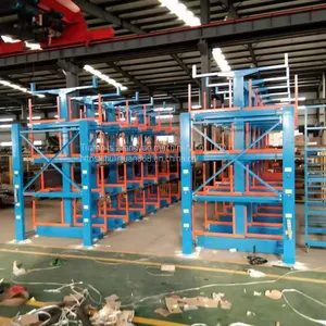 Shake the Cantilever Shelf Crane for 6 Meters to 12 Meters of Profile Steel, Channel Steel Angle Steel Round Steel Pipes thumbnail-4