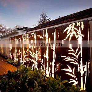 Custom Made Laser Cut Corten Steel Garden Screens thumbnail-7