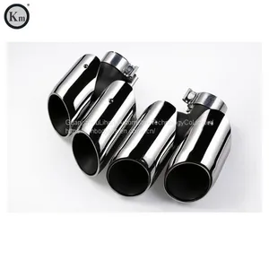 Km for Macan S Style 95B 2014-2017 Exhaust Tip Exhaust Pipes Muffler Tips Tail Pipe Wire Drawing thumbnail-4