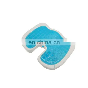 2019 High Quality Hemorrhoid Pillow Blood Circulation Silicone Cooling Coccyx Orthopedic Memory Foam Car Gel Seat Cushion thumbnail-3