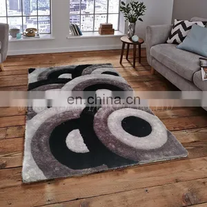 High Quality Fashionable Polyester 3D Shaggy Rug New Design thumbnail-5