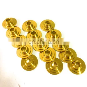 Racing Performance Spare Parts Custom High Quality Golden Gold Ti Retainers GR5 Material Titanium Retainer thumbnail-6