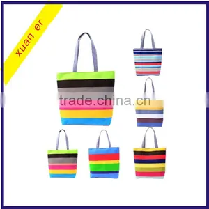 Fashion Summer Canvas Women Beach Bag in China thumbnail-2