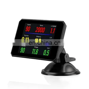 Smart Digital Obd Gauge Mini Car Water Temperature Gauge Magician Auto Meter Speedometer Obd2 Monitor thumbnail-1