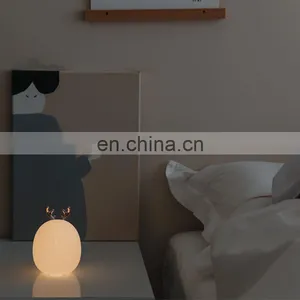 Wholesale Usb Silicone Rechargeable Touch Sensor Led Night Light for Kids thumbnail-3