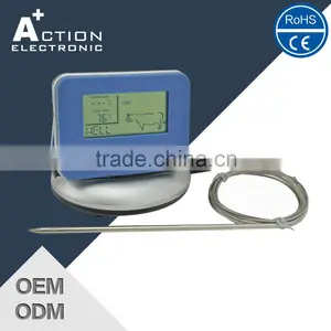Digital LCD Display BBQ Food Thermometer With Probe thumbnail-1