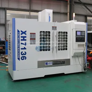 XH7136/XK7136 Cheaper High Precision Cnc Vertical Milling Center With Umbrella Tool Post thumbnail-5