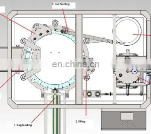 Spout Bag Filling and Capping Machine For Salt Soda Water thumbnail-5