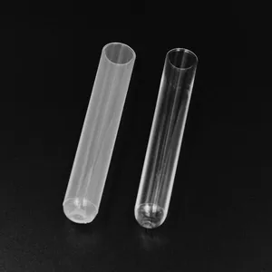 Cheap Price 5ml 10ml 25ml 50ml 100ml Flat or Round Bottom Clear Plastic Lab Test Tube thumbnail-3