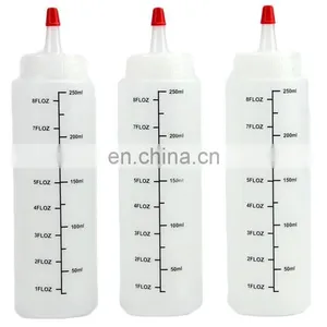 Food Grade Large Plastic Squeeze Bottles, Condiment Squeeze Bottle, Durable Plastic Squeeze Water Bottle thumbnail-1