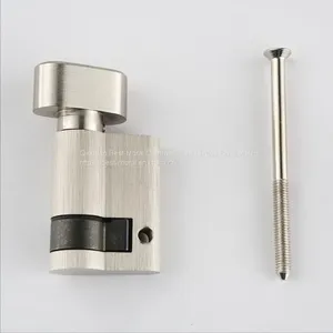 Oval Shaped Thumbturn Model Half Euro Profile Brass Lock Cylinder thumbnail-4