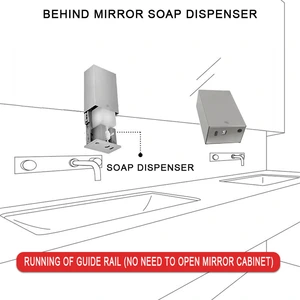 Automatic Wall Mounted Sensor Liquid Soap Dispenser thumbnail-3
