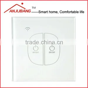 Smart Home Device, Home Automation System, Tempered Glass Live and Neutral Wiring WiFi Light Switch thumbnail-2