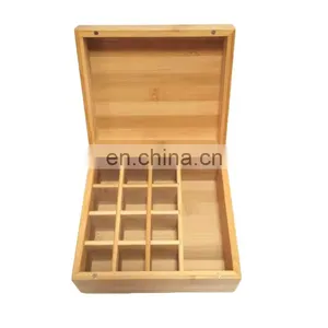 High Quality Customized Kitchen Premium Durable Bamboo Oil Storage Box With Lid Home Storage & Organization Pantry Organizer thumbnail-2