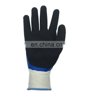 Heavy Duty Blue Nitrile Coated Gloves,nitrile Gloves thumbnail-4