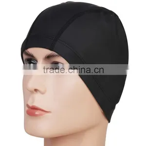 Free Size Protect Ears Long Hair Sports Siwm Pool Swimming Hat Bathing Caps thumbnail-5