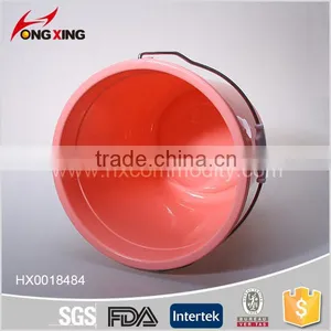 Cheap Cylindrical Shaped Plastic Bucket With Handle thumbnail-3