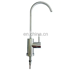 Water Filter Faucet Stainless Steel Goose Neck Modern European Style Fits All Water Filter Systems & RO Kitchen Faucets thumbnail-1