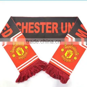 Soccer Fan Scarf, Custom Print Knitted Football Scarf thumbnail-3