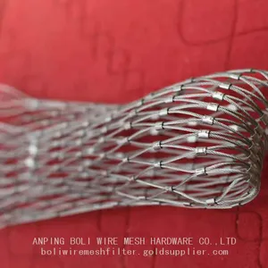 Safety Mesh Ss304 Ss316 Stainless Steel Rope Mesh/Zoo Safety Mesh Fenc,Animal Safety Fence Mesh thumbnail-1