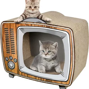 MeowLove Hot Sales Scratcher Cat Play Toy Corrugated Cardboard Cat Scratcher Cat Cardboard thumbnail-3