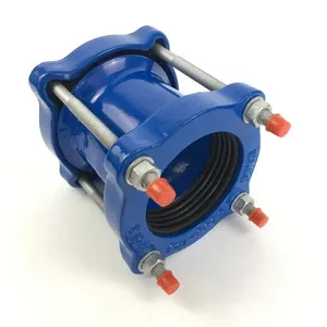 Gibault Joint for PVC Pipes Adapter Connector Coupling Joint With Ductile Iron Flange thumbnail-2