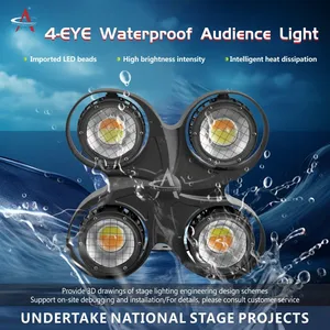 BD04F Binder 4*100W IP65 Waterproof Par Light LED Beads RGBW Full-colored Optional Audience Light thumbnail-3