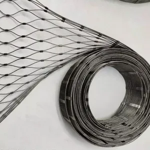 Stainless Steel 304/316 Wire Rope Mesh Net Multipurpose Garden Fence Animal Cage Net High-Altitude Anti-Fall Net thumbnail-5