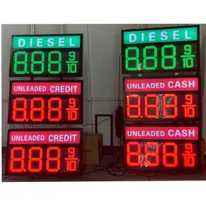 Petrol Station Led Display Gasoline Led Price Signs Fuel Prices Display Screens thumbnail-1