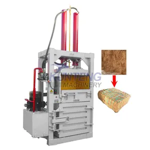 Hydraulic Coconut Fiber Baler Machine Hemp Fiber Pineapple Leaf Fiber Compactor Machine thumbnail-1