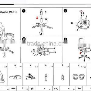 Hot Selling Racer Office Chair Manufacturer thumbnail-6