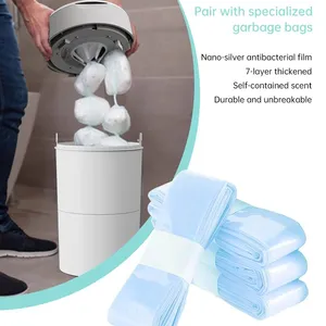 Hygienic Diaper Pail for Baby Urine - Waterproof & Odor-Blocking Trash Can With Secure Lid & Durable Build thumbnail-4