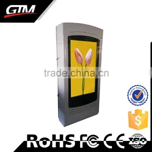 Smart HD Wifi Shopping Mall Supermarket Touch Screen Floor Stand 65 Inch LCD Advertising Kiosk Display thumbnail-1