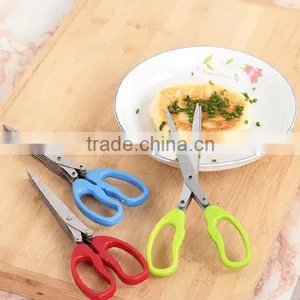 Durable Use Best Selling Herb Scissors 5 Blades Herb Scissors Kitchen Scissors Kitchen Shears thumbnail-1