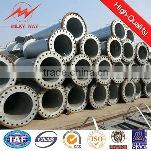 11kv Hot Dip Galvanized Octagonal Electric Utility Poles thumbnail-4
