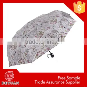 Lightsaber Automatic Rubber Handle Cheapest 3 Folding Umbrella thumbnail-5