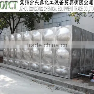 High Pressed Galvanized Drinking Water Storage Tank Hot Dip Galvanized Material thumbnail-1