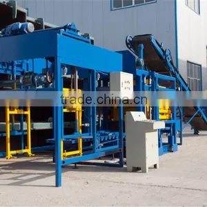 QT4-25 Hydraulic Plants Concrete Hollow Block Making Machinery With PLC Control Box thumbnail-3