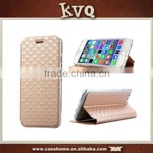 New Arrival Fashion Little Flower Pattern Leather Flip Case Cover for Iphone6/iphone6plus thumbnail-1